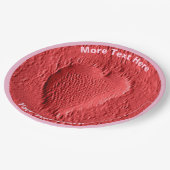 Valentijnsdag - Mars Papieren Bordje (Gekanteld)