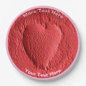 Valentijnsdag - Mars Papieren Bordje (Voorkant)