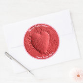 Valentijnsdag - Mars Ronde Sticker (Envelop)