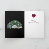 VALENTIJNSDAG MASQUERADE MASKS,HARLEQUINKOSTUOM FEESTDAGEN KAART (Binnen)