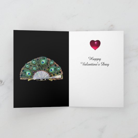 VALENTIJNSDAG MASQUERADE MASKS,HARLEQUINKOSTUOM FEESTDAGEN KAART (Binnen)