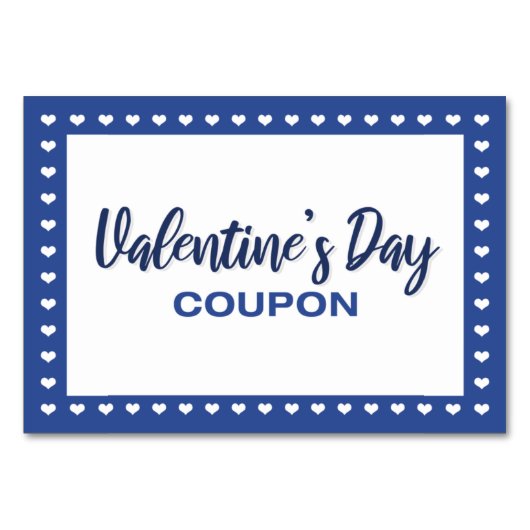 Valentijnsdag Massage Love Coupon Couple Gift Kaart (Achterkant)