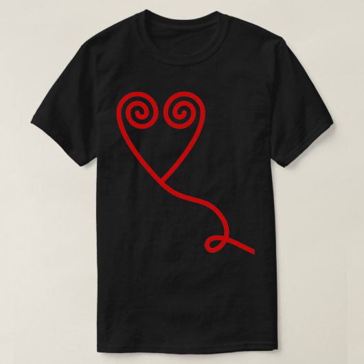 Valentijnsdag Matching Couples' (links) Premium T-shirt (Design voorkant)