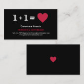 Valentijnsdag Matchmaker Visitekaartje (Voorkant / Achterkant)