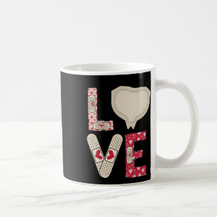 Valentijnsdag medische pleister pleister grappige koffiemok