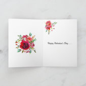 Valentijnsdag met een Dansend Paar Kaart (Binnen)