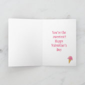 Valentijnsdag met een ventilatorIJ-kloon Kaart (Binnen)