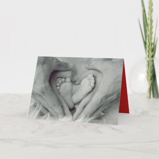VALENTIJNSDAG MET GEZIN KAART VOOR BABY'S EERSTE (Voorkant)