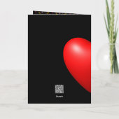 Valentijnsdag met Kanarie vogel Feestdagen Kaart (Achterkant)