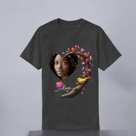 Valentijnsdag met Kanarie vogel T-shirt