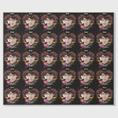 Valentijnsdag met kanarievogel cadeaupapier (Vlak)