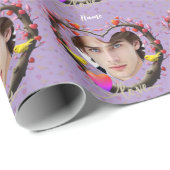 Valentijnsdag met kanarievogel cadeaupapier (Rol Hoek)