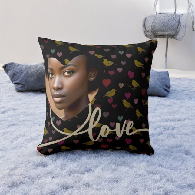 Valentijnsdag met kanarievogel kussen (Creator heeft geüpload)