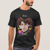 Valentijnsdag met kanarievogel t-shirt (Voorkant)