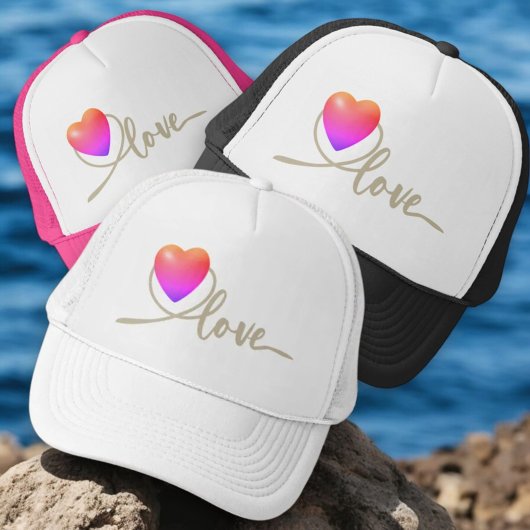 Valentijnsdag met kanarievogel trucker pet