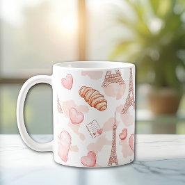 Valentijnsdag met Parijse Romantiek Koffiemok