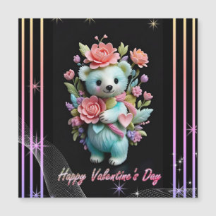 Valentijnsdag met rijke teddybeer