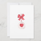 Valentijnsdag met rode en gouden harten kaart (Achterkant)