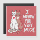 Valentijnsdag Meww katten (Voorkant / Achterkant)