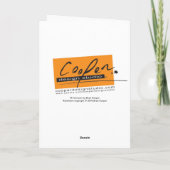 Valentijnsdag "Mi Corazon"/Romaanse Kaart (Achterkant)