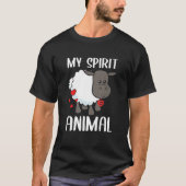 Valentijnsdag Mijn Geestesdieren Schep ik hou van  T-shirt (Voorkant)