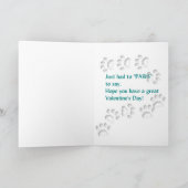 Valentijnsdag Miniature Schnauzer Feestdagen Kaart (Binnen)