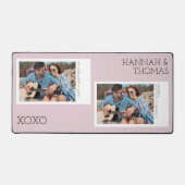 Valentijnsdag minimaal twee foto collage bureau ma bureaumat (Voorkant)