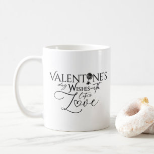 Valentijnsdag Minimalistische Lettering Koffiemok
