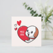 Valentijnsdag, Miss u Kaart (Staand voorkant)