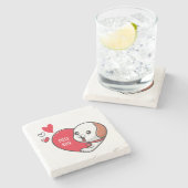 Valentijnsdag, Miss u Stenen Onderzetter (Zijkant)