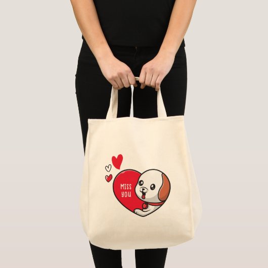 Valentijnsdag, Miss u Tote Bag (Voorkant (product))