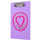 Valentijnsdag - Modern hart 2 klembord (Links)