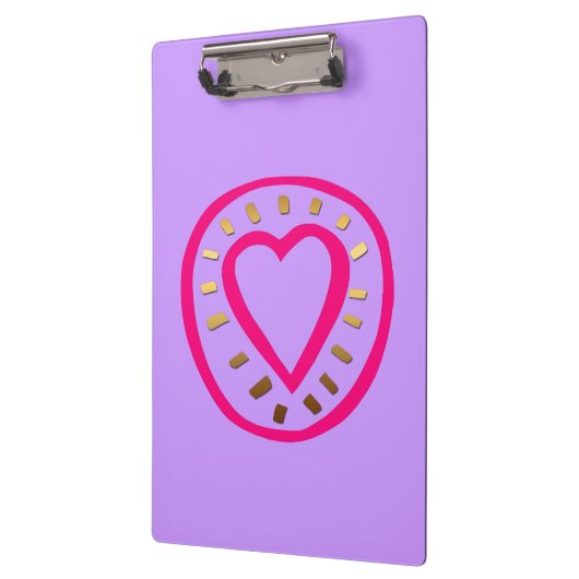 Valentijnsdag - Modern hart 2 klembord (Links)