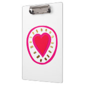 Valentijnsdag Modern Heart 1w-klembord Klembord (Links)