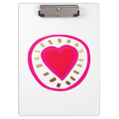 Valentijnsdag Modern Heart 1w-klembord Klembord (Voorkant)