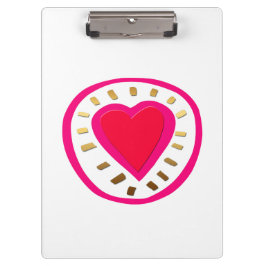 Valentijnsdag Modern Heart 1w-klembord Klembord