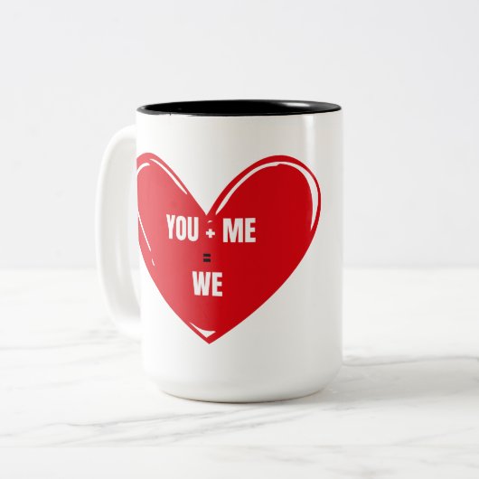 Valentijnsdag Mok (Voorkant links)