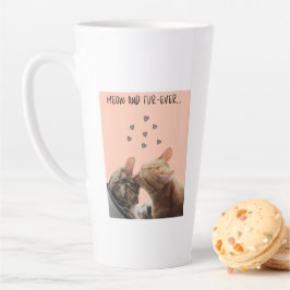 Valentijnsdag Mok, Miauw en Fur-Ever Latte Mok