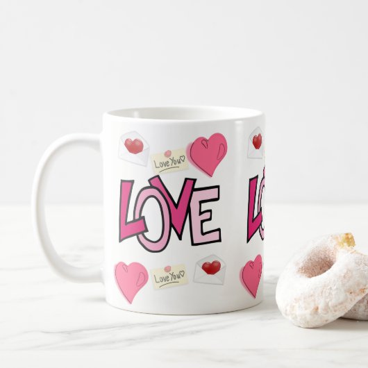 Valentijnsdag Mokken (Met donut)