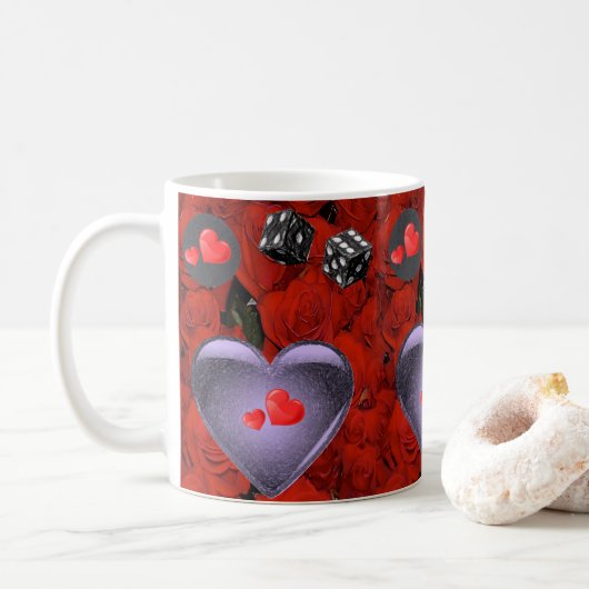 Valentijnsdag Mokken Koffiekopjes (Met donut)