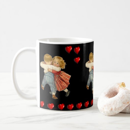 Valentijnsdag Mokken Koffiekopjes (Met donut)