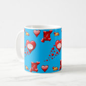 Valentijnsdag Mokken Koffiekopjes (Voorkant links)
