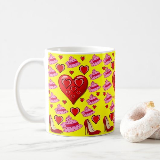 Valentijnsdag Mokken Mugs (Met donut)