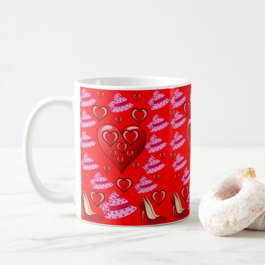 Valentijnsdag Mokken Mugs (Met donut)