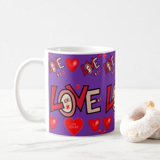 Valentijnsdag Mokken Mugs (Met donut)