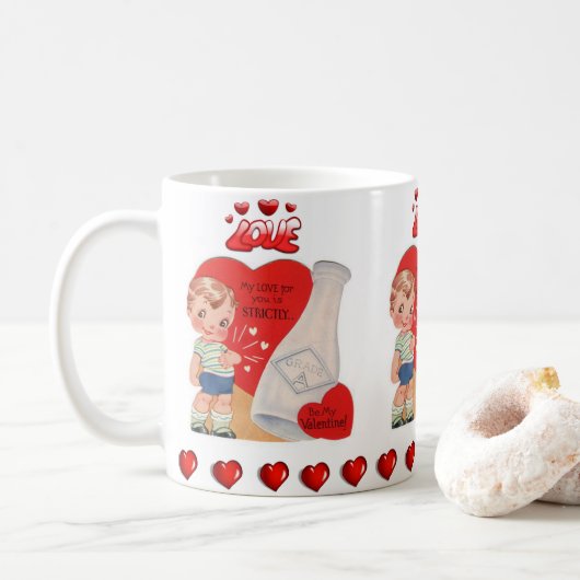 Valentijnsdag Mokken Mugs (Met donut)