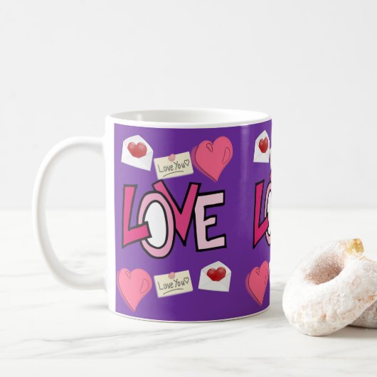 Valentijnsdag Mokken Mugs (Met donut)