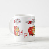 Valentijnsdag Mokken Mugs (Voorkant links)