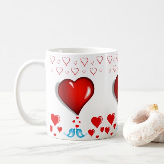 Valentijnsdag Mokken Mugs (Met donut)