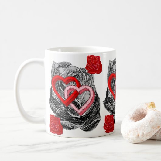 Valentijnsdag Mokken Mugs (Met donut)